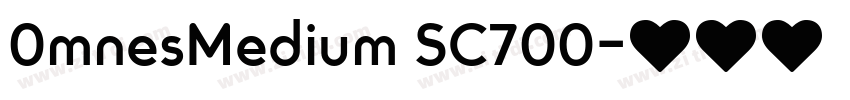 0mnesMedium SC700字体转换